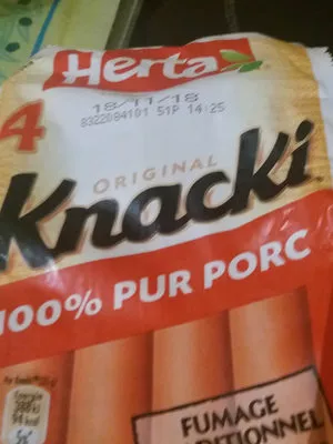 Knacki Herta 140 g e, code 7613034942920