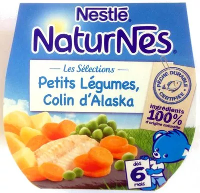 NaturNes Petits Légumes, Colin d'Alaska Nestlé 400g (2x200g), code 7613035045880