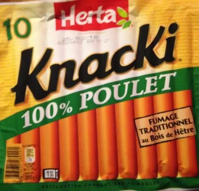 Knacki  Herta Herta, Nestlé 350 g e, code 7613035289291