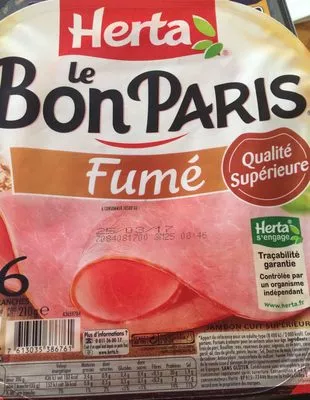 Le Bon Paris Fumé Herta, Le Bon Paris 210 g e (x 6), code 7613035386761