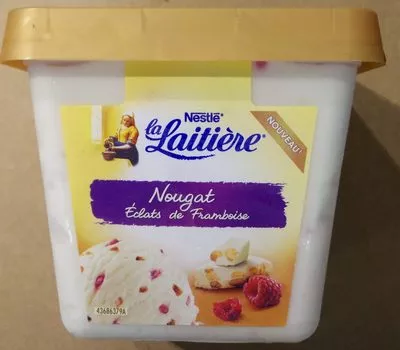 La Laitière Nougat Éclats de Framboise Nestlé, La Laitière 430 g, code 7613035457102