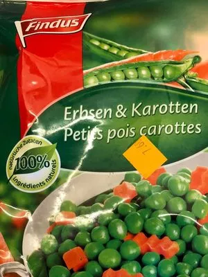 Petits pois carottes Findus , code 7613035802193