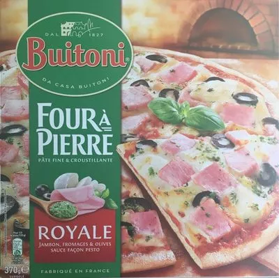 Pizza Royale Four à Pierre 370 g Buitoni , code 7613036011723