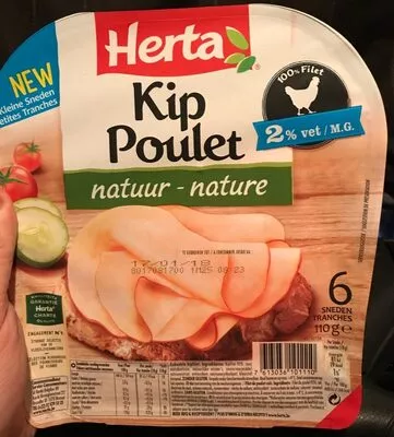 Kip Poulet, 2% Vet M. G. Herta 110 g, code 7613036101110