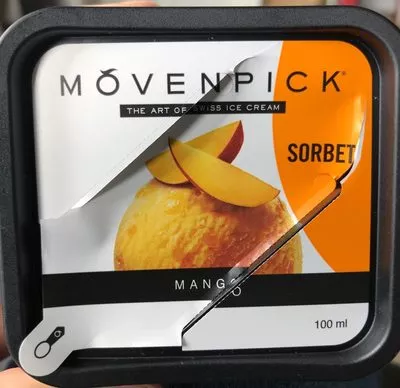 Sorbet mango Mövenpick , code 7613036154369