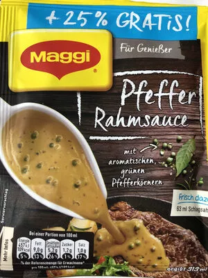 Pfeffer Rahmsauce Maggi,  Nestlé 313ml, code 7613036168212