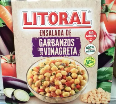 Ensalada de garbanzos con su vinagreta Litoral 240 g, code 7613036451604