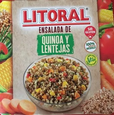 Ensalada de quinoa y lentejas Litoral 240 g, code 7613036451666