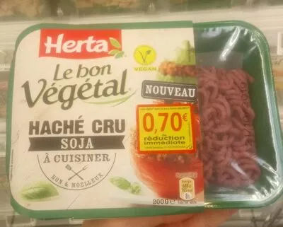 Haché cru de soja à cuisiner herta 200 g, code 7613037398083