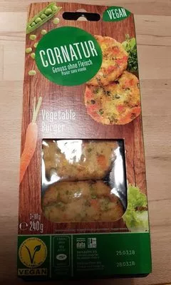 Vegetable burger Cornatur, Migros 100g, code 7613269123231