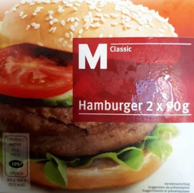 Hamburger M Classic 2 x 90 g, code 7613269166191