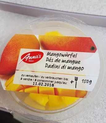 Dés de Mangue Anna's Best, Migros,  M Classic 150 g, code 7613269251545