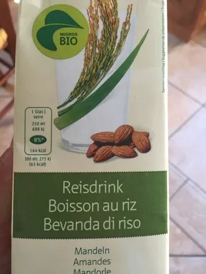 Boisson au Riz Amande Migros Bio, Migros, Aha!,  Bio 1 L e, code 7613269274001