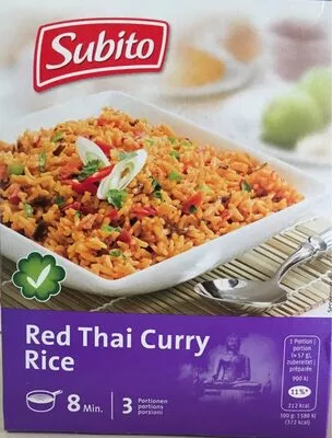 Red thai curry rice Subito , code 7613269301189