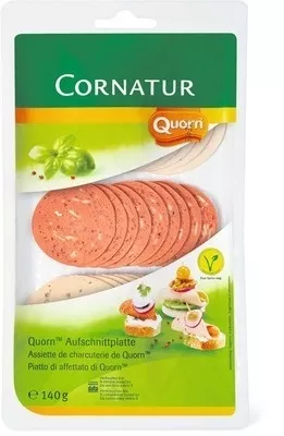 Quorn Assiette de charcuterie Cornatur, Migros 140 g, code 7613269385356