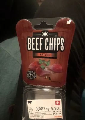 Beef Chips Nature Migros , code 7613269393177