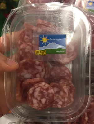 Apero saucisse sèche Migros,  De la Région 80g, code 7613269422983