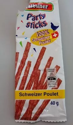 Party Sticks (poulet), Fleisch Malbuner 40 g, code 7613292144456