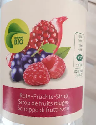 Sirop fruits rouges Migros BIO 500 ml, code 7613312025437