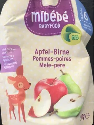 Pommes-poires Migros Bio , code 7613312217092