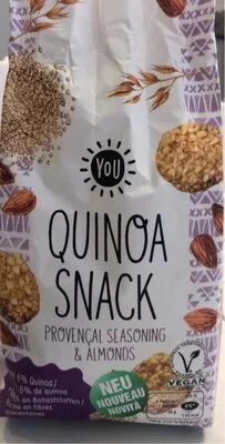 Quinoa Snack provençal seasoning & almonds YOU, Migros 130 g, code 7613312300688