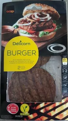 Burger de Froment et Soja Coop 200 g, code 7613331947437