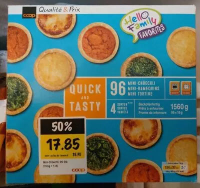 Mini-Chüechli Qualité & Prix, Coop 1560 g, code 7613356131392