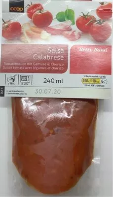 Salsa Calabrese, avec légumes et chorizo Betty Bossi 240 ml, code 7613379760739