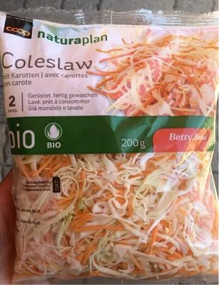 Coleslaw avec carottes bio Betty Bossi,  Coop Naturaplan , code 7613379939098