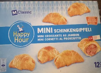 Mini croissants au jambon Migros , code 7616700084832