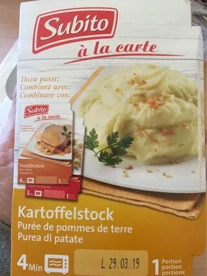 Puree pomme de terre Subito, Migros 240 g, code 7616800213132