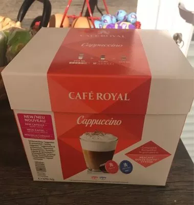 CAFE ROYAL Compatible Dolce Gusto Cappuccino x16 café royal, Delica, Nescafe 8x15g + 8x6.3g = 170.4g, code 7617014165385