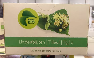 M bio Tee Lindenblüten Migros bio 24g, code 7617027026130