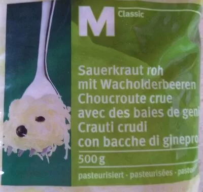 Choucroute crue avec baies de genièvre  , code 7617027633666