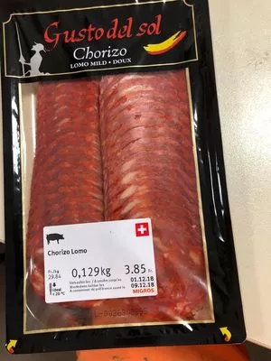 Chorizo lomo Migros 129 g, code 7617027748360