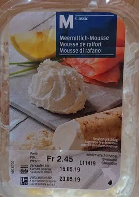 Mousse de raifort M-Classic 100 g, code 7617027862028