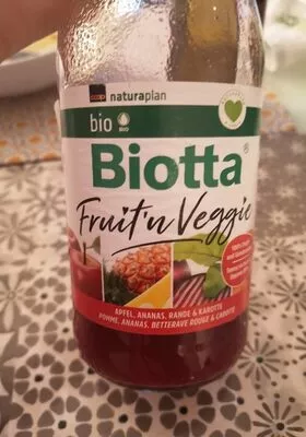 Fruit'n veggie Naturaplan, Biotta , code 7618500949625