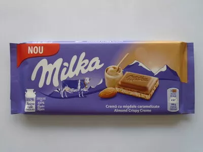 Milka Cremă cu migdale caramelizate Milka,  Mondelez 90 g,, code 7622201105747