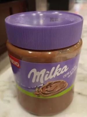 Crema al cacao con avellanas milka , code 7622201442507