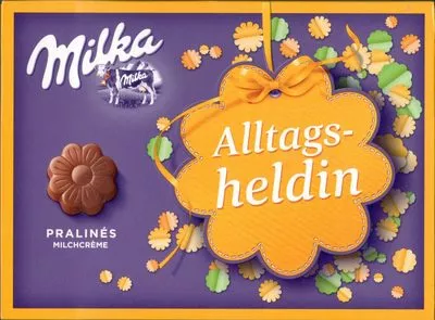 Milka Pralinés Milchcrème Milka, Mondelez 110g, code 7622210146120