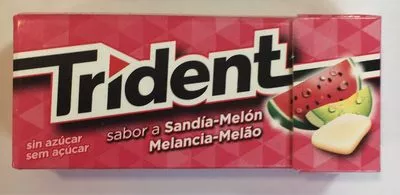 Chicles sabor a sandía-melón Trident , code 7622210250933