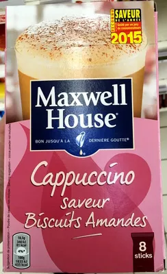 Cappuccino saveur Biscuits Amandes Maxwell House 8 * 18,5 g (148 g), code 7622210392749