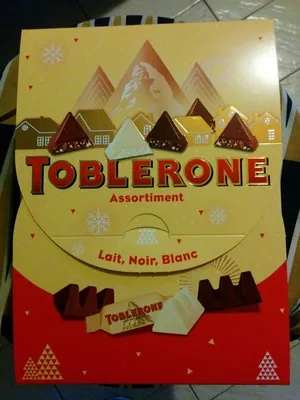 Assortiment Lait Noir Blanc Toblerone, Mondelez 400 g e, code 7622210434883