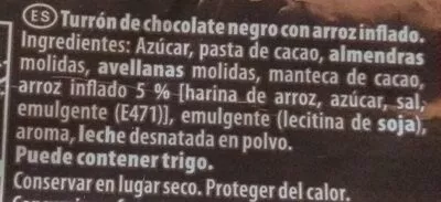 Turrón Chocolate Negro Suchard , code 7622210471130