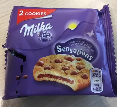 Cookie Sensations Milka, Mondelez 26g x2, code 7622210659682