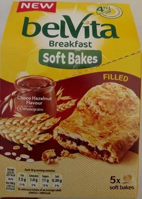 Belvita Soft Filled Chocolate Biscuits 250G Belvita , code 7622210695390