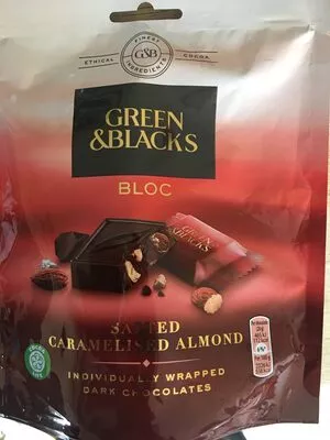 Salted Caramelised Almonds Green & Blacks 120g, code 7622210940704