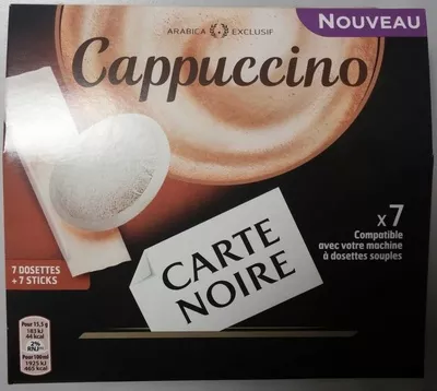 Cappuccino Carte Noire, Mondelez 108.5 g, code 7622300822965