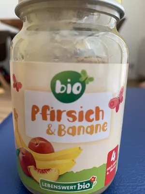 Bio Pfirsisch & Banane Holle Baby Food 190g, code 7640104958932