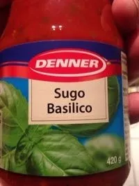 Sauce tomate basilic - Sugo Basilico Denner 420 g, code 7670029776373